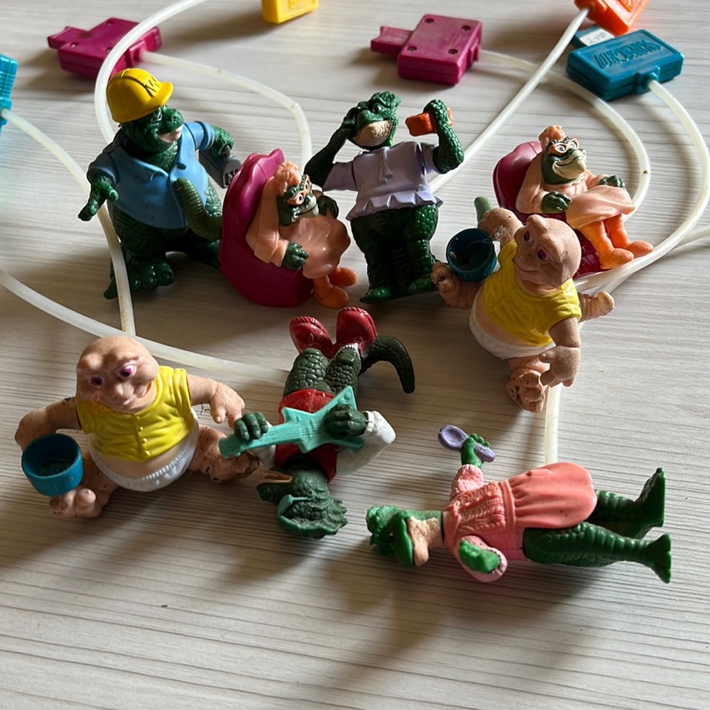 1992 Dinosaur Happy Meal Toys